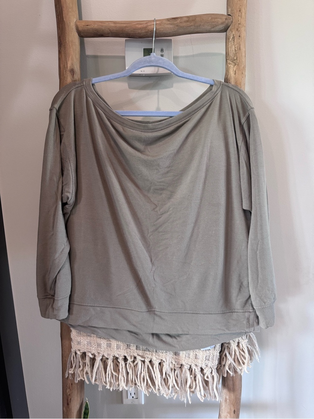 Lululemon BeCalm Oversized Boatneck Long Sleeve | Size Small (Fits Medium)
